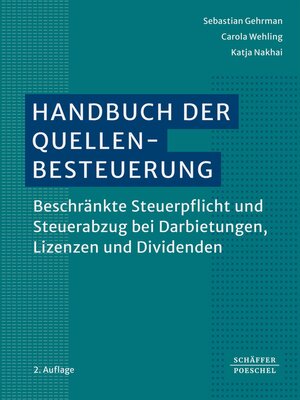 cover image of Handbuch der Quellenbesteuerung